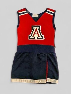 Vintage Third Street University of Arizona Wildcats Cheer Uniform Dress Girls 7